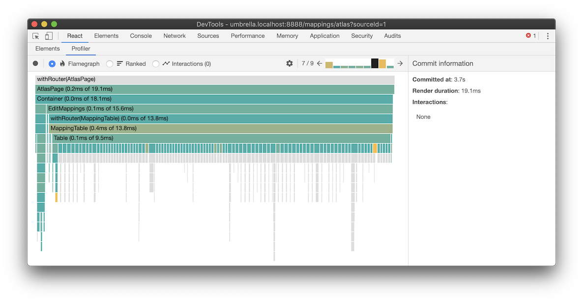 react table screenshot