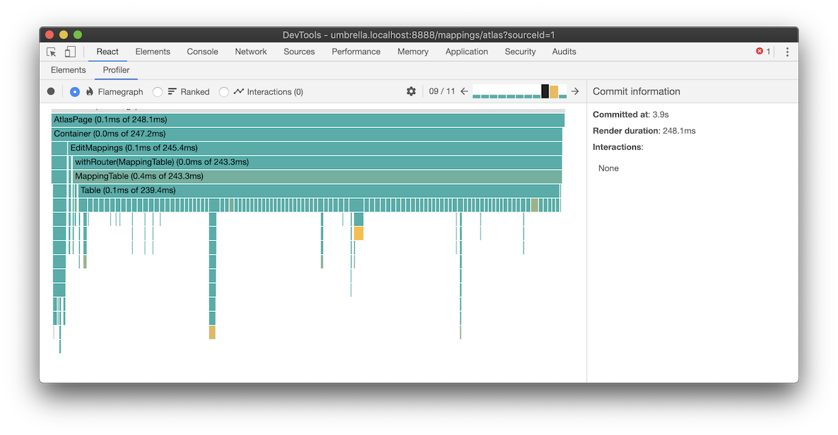 react table screenshot